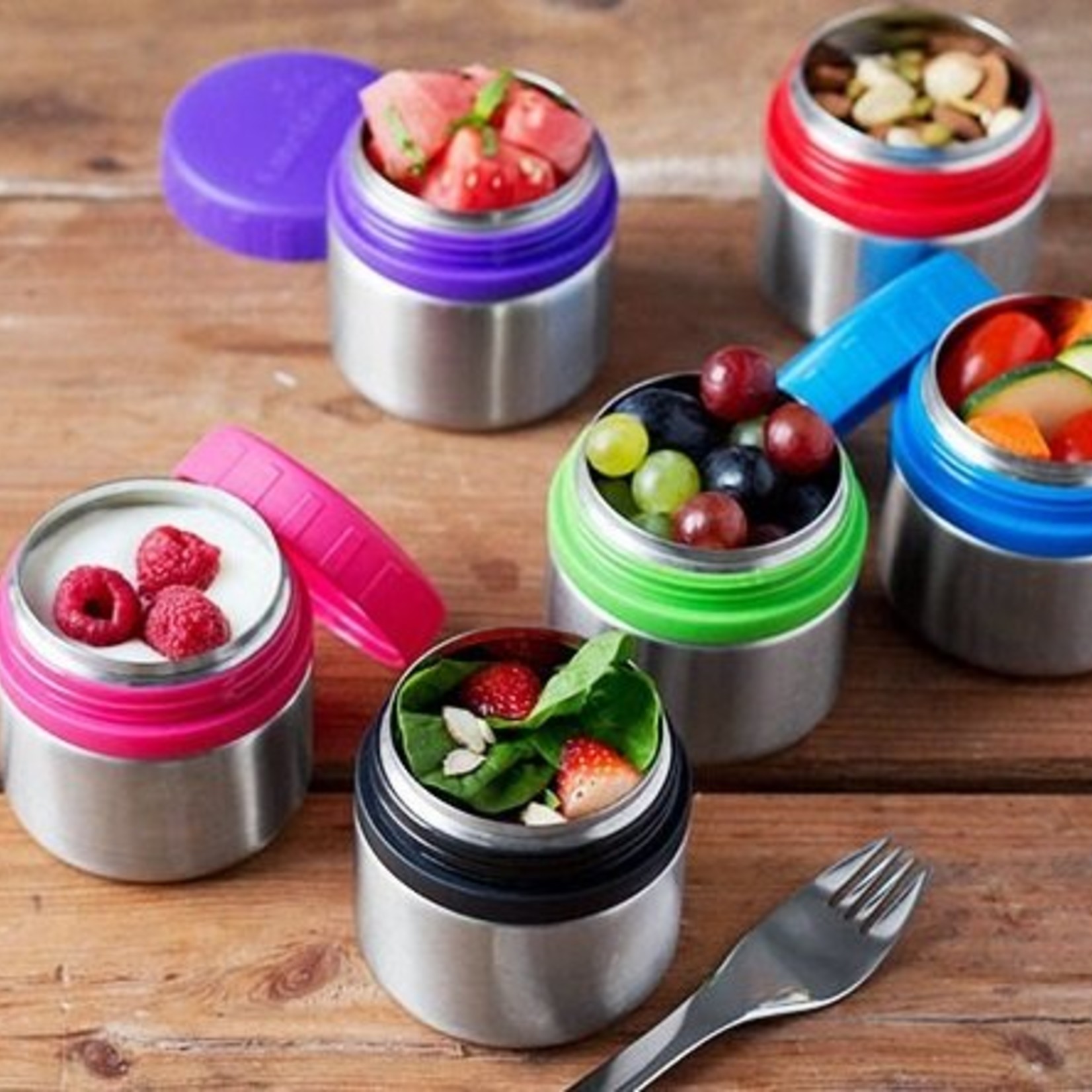 LunchBots Rounds Snack Container