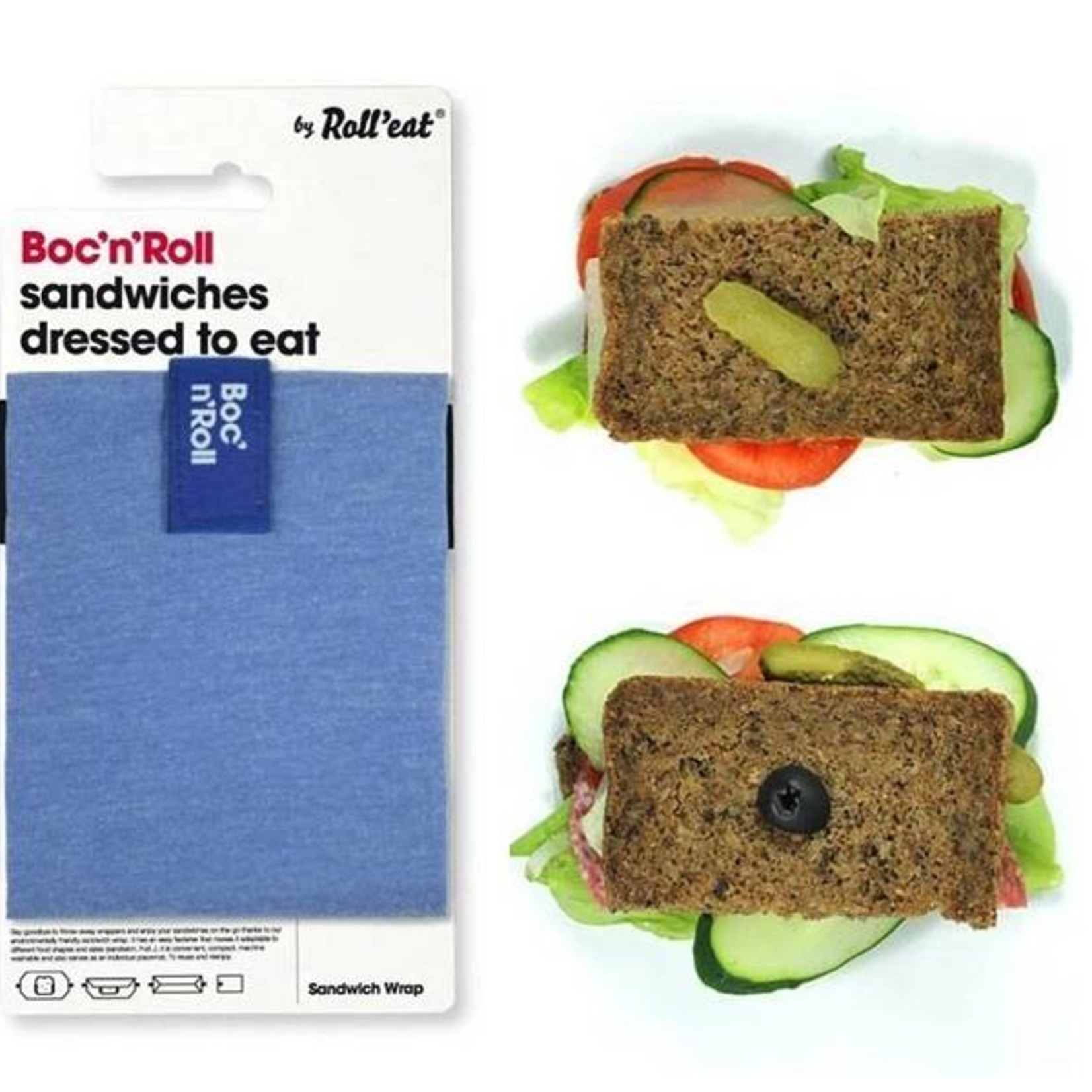Roll'Eat Lunchwrap van ecologisch katoen, voor een verse lunch.