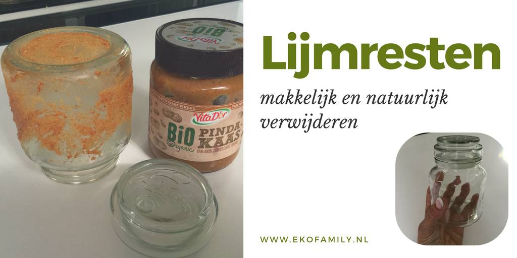 Stickers en lijmresten op een natuurlijke manier verwijderen