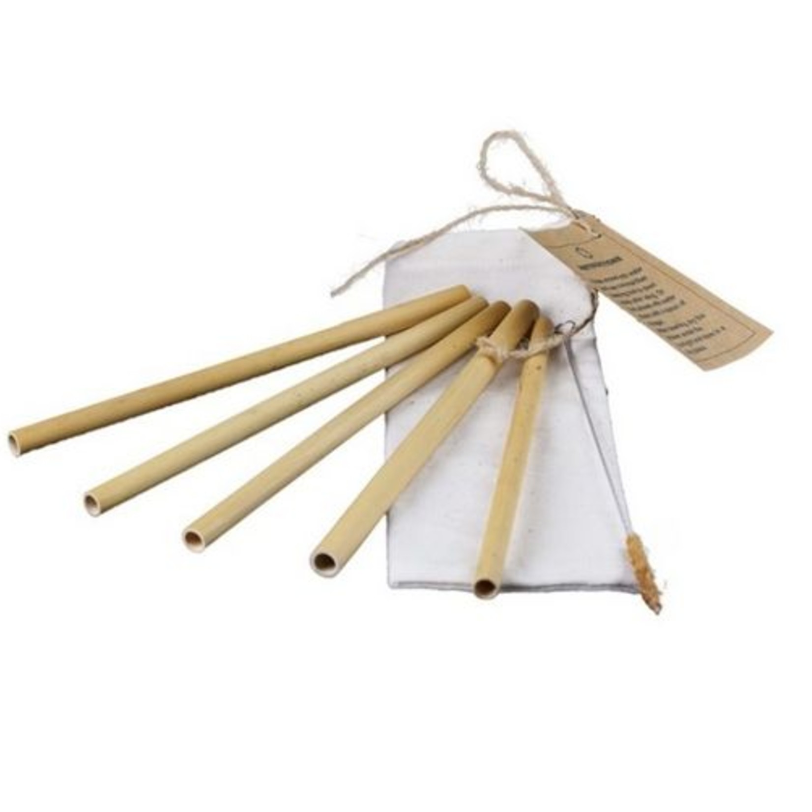 Bambu Herbruikbare bamboe rietjes