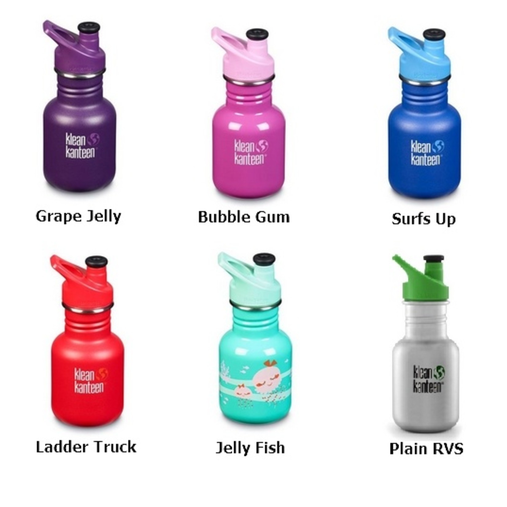 Klean Kanteen Schoolbeker Classic met sportdop